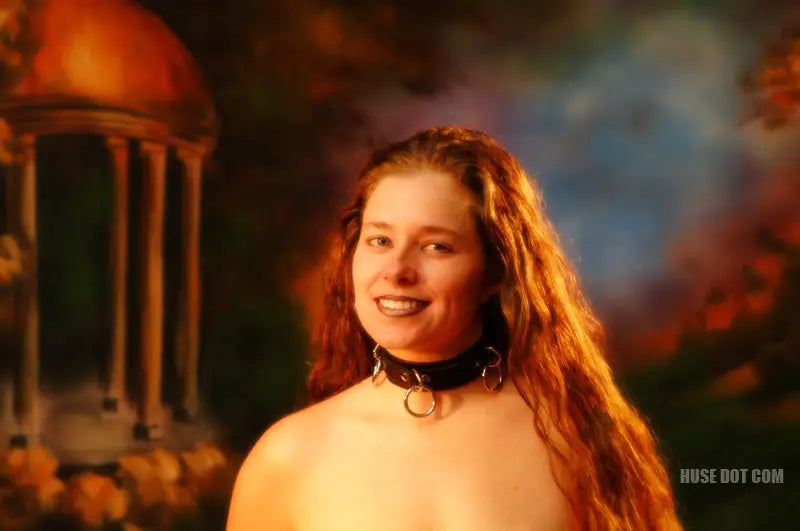 3 ring bondage collar