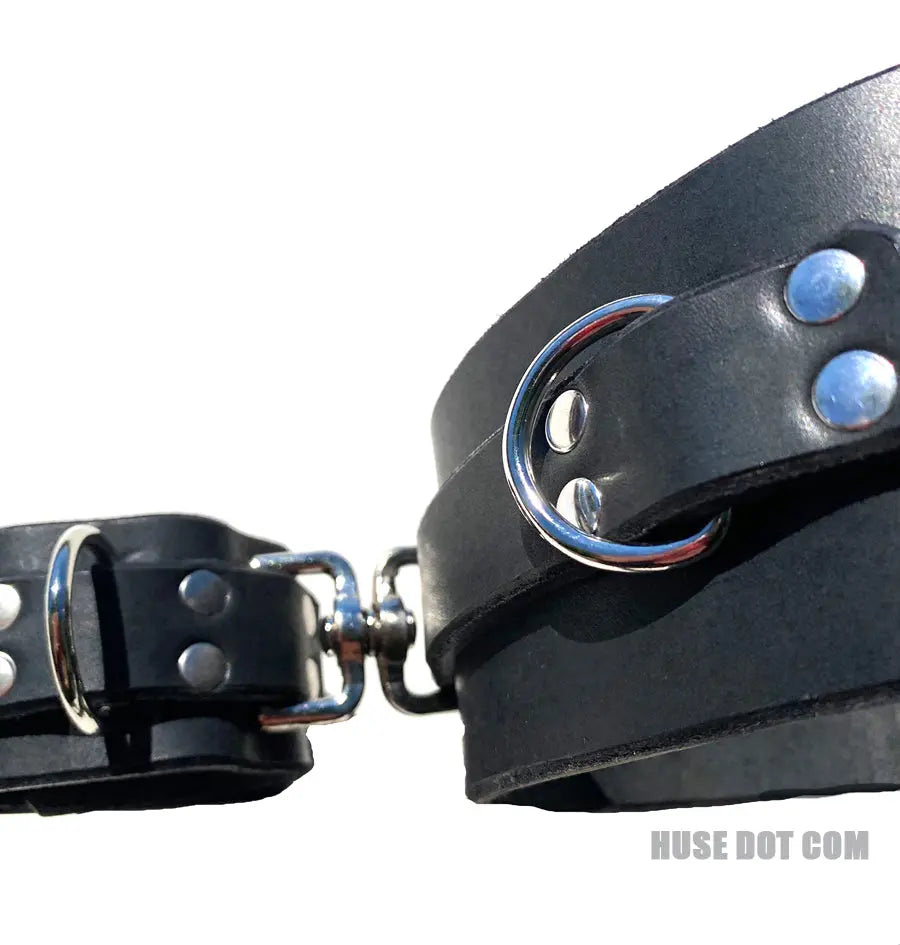 heavy duty thigh to wrist cuffs detail shot 1