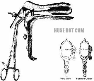 Lateral Vaginal Retracter. German Made Huse Dot Com