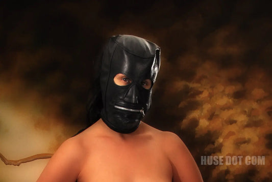 Bondage Hood with Zip Mouth Huse Dot Com