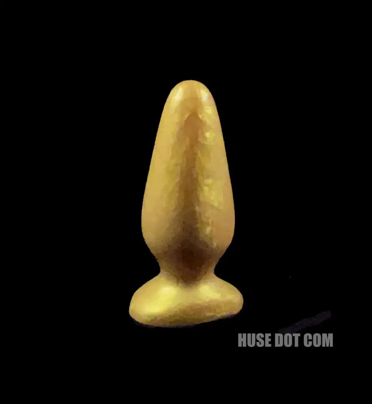 Butt Plug in gold metallic Huse Dot Com