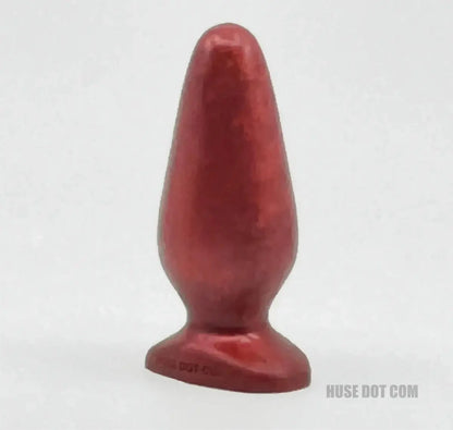 Butt Plug in red metallic Huse Dot Com