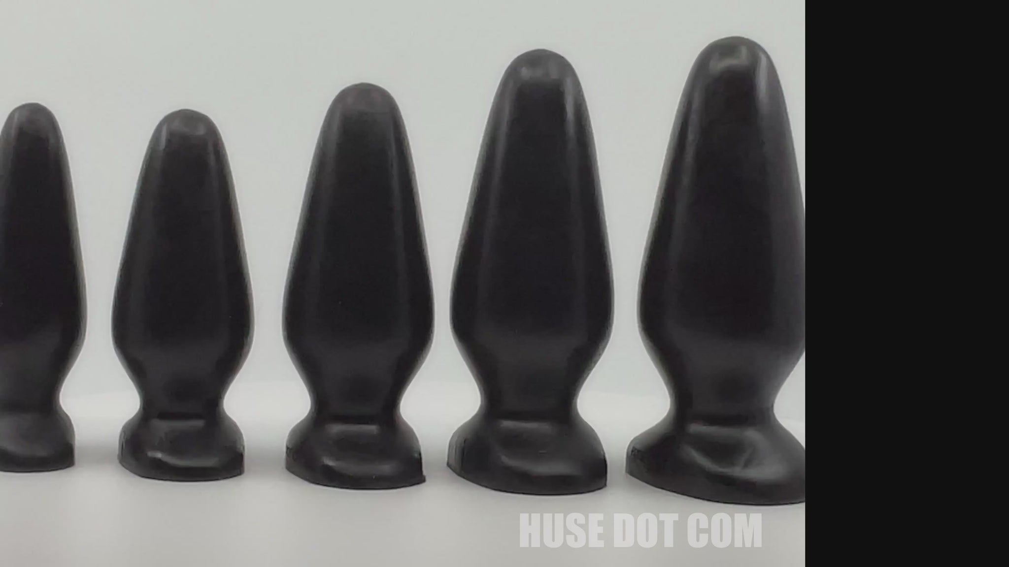 Five butt plug sizes video